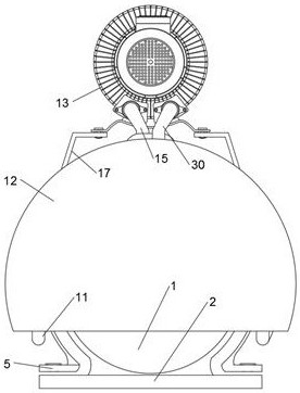 Novel explosion-proof motor heat radiation structure