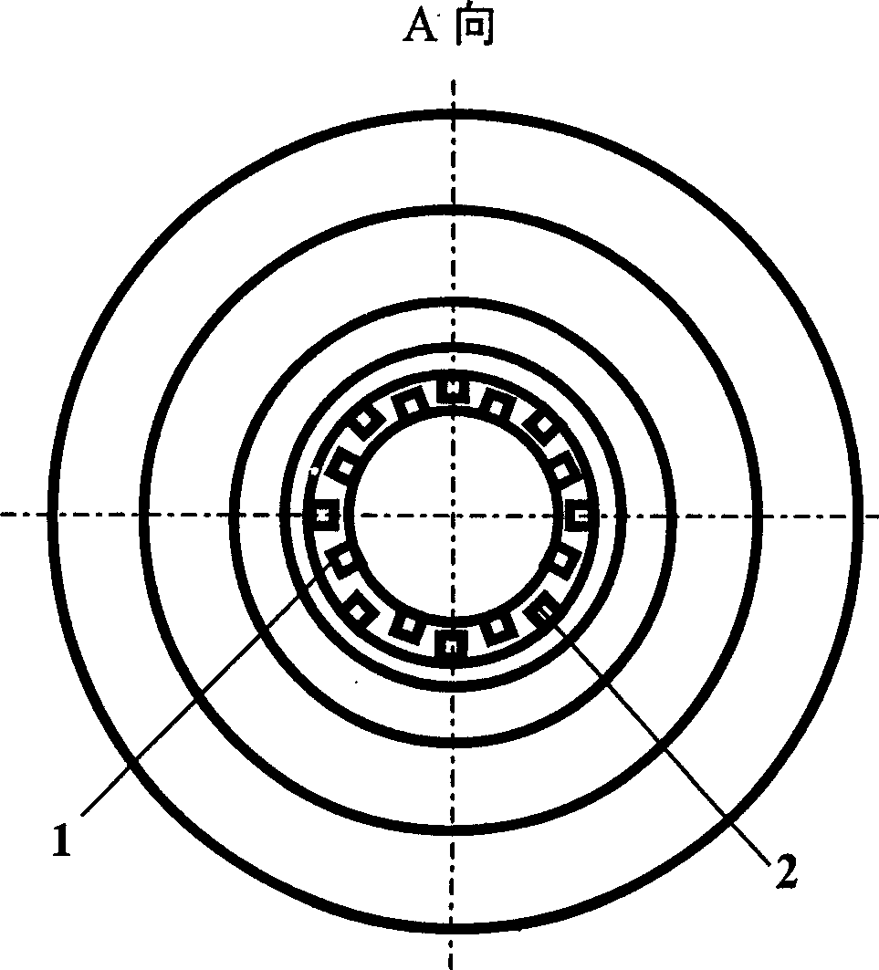 Radial gradient two air-controlled cyclone coal dust combustor