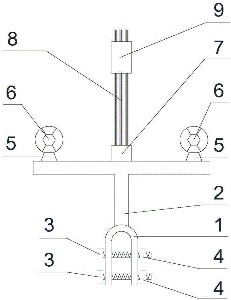 High voltage transmission line tower bird dispersing device