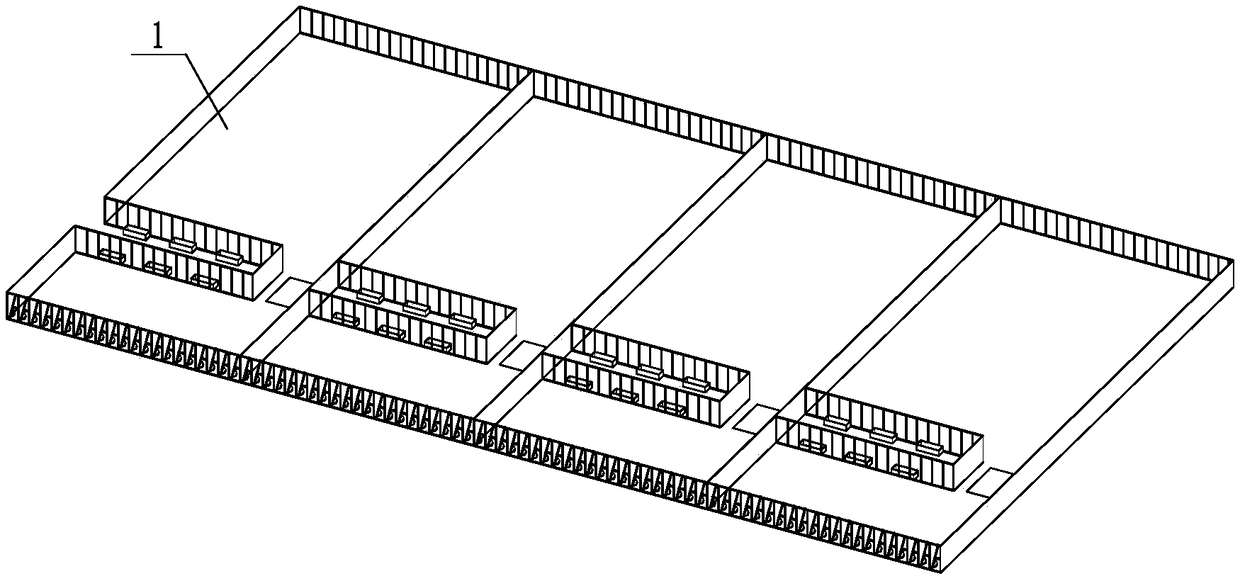 Experimental cow stable for scientific research