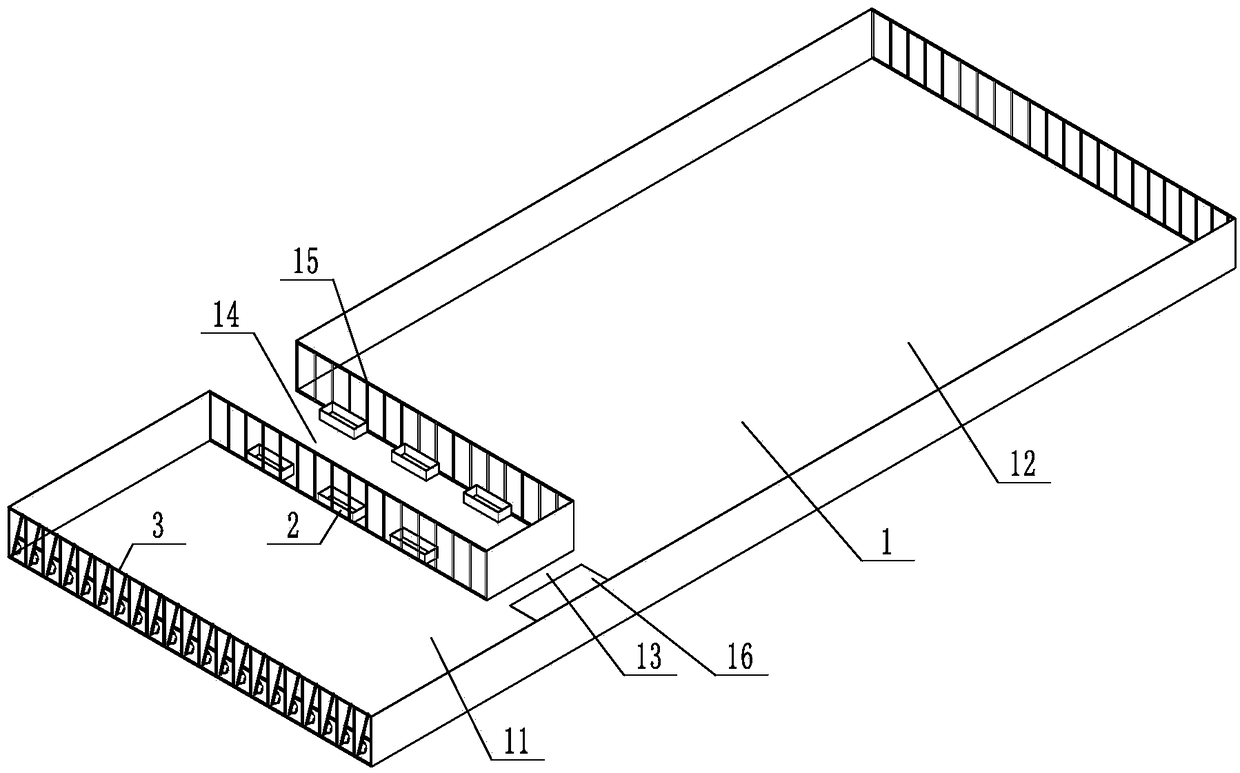 Experimental cow stable for scientific research