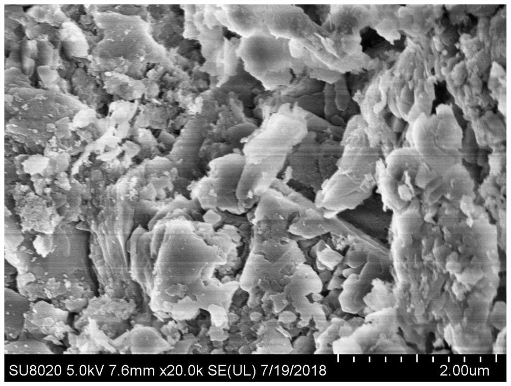 A method for preparing zeolite granular material from washed coal gangue