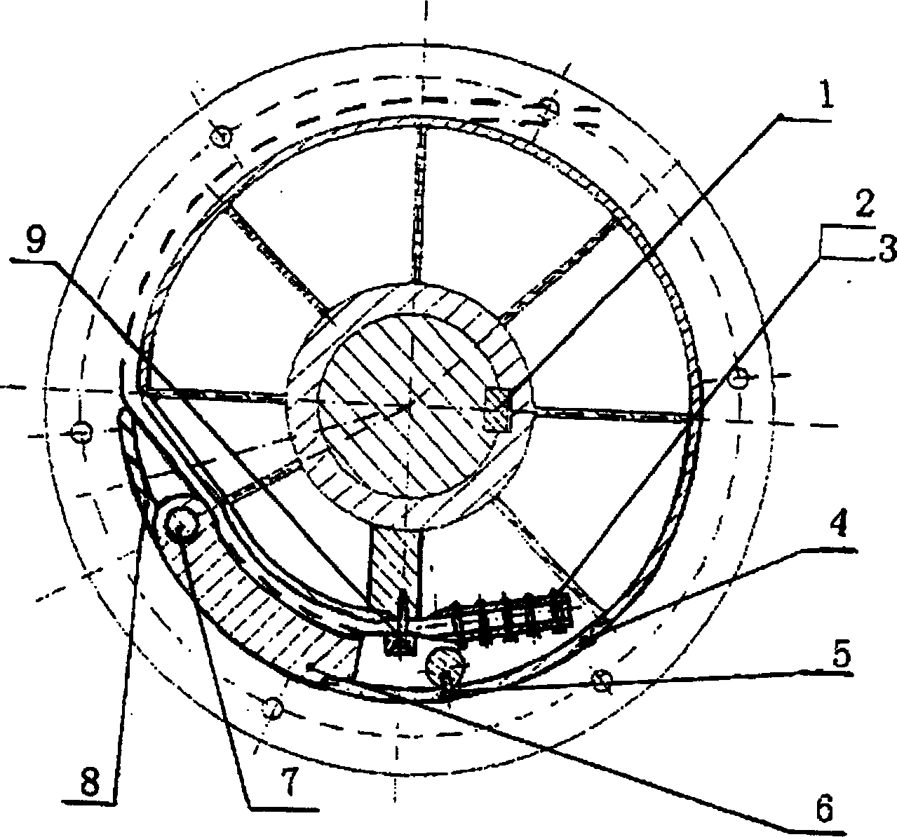 Steel cable lifting belt driving wheel for oil production machine