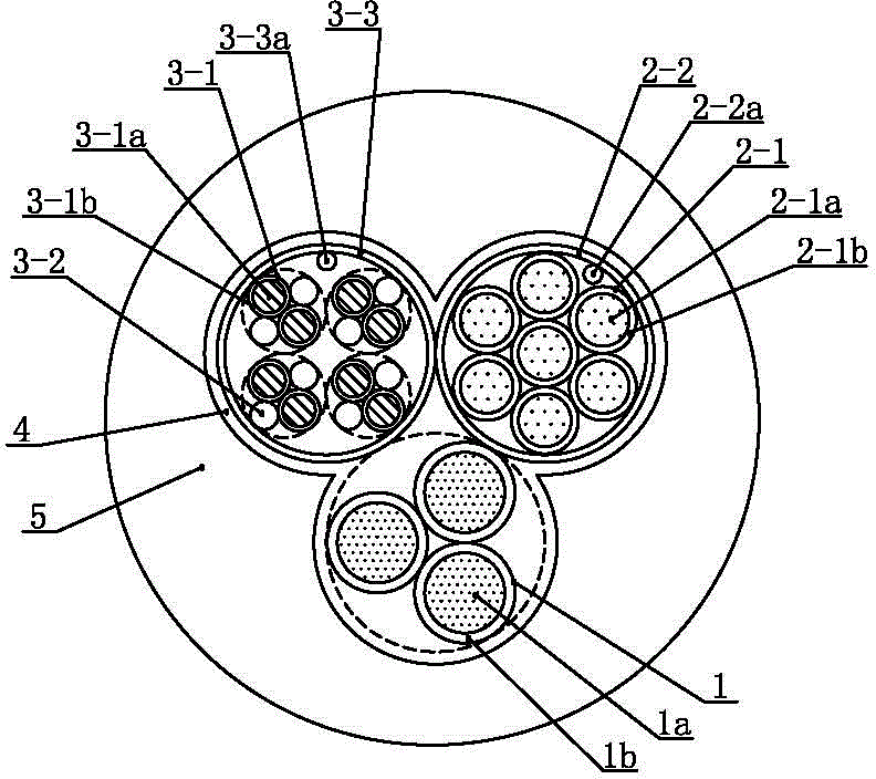 Salt-corrosion-resistant torsion-resistant composite cable for offshore wind power and manufacturing method thereof