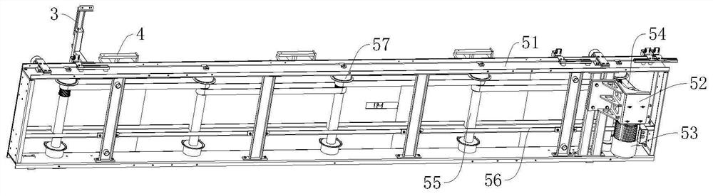 Automobile chassis finish paint conveying device