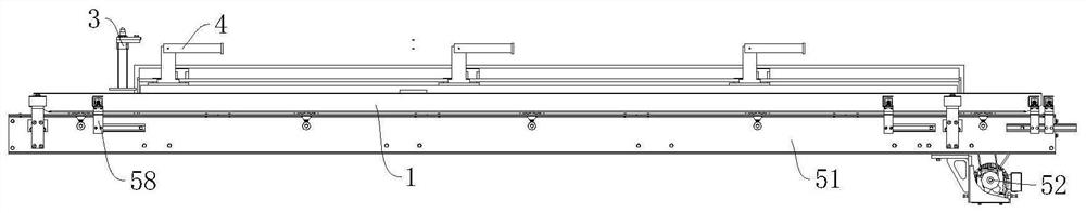 Automobile chassis finish paint conveying device