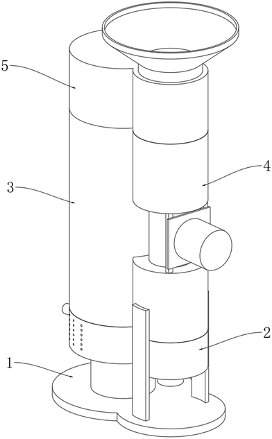 Waste glass crushing mechanism