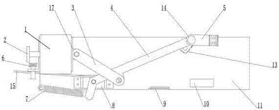 Automatic wire binding device for straw baler