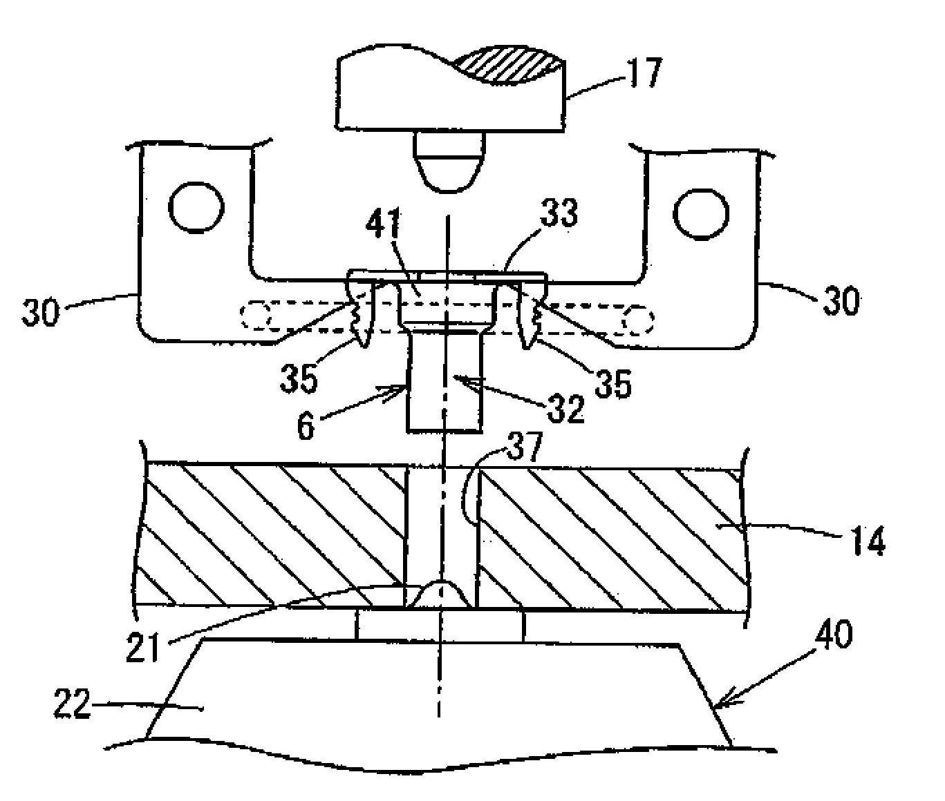 Apparatus for nailing t-nuts