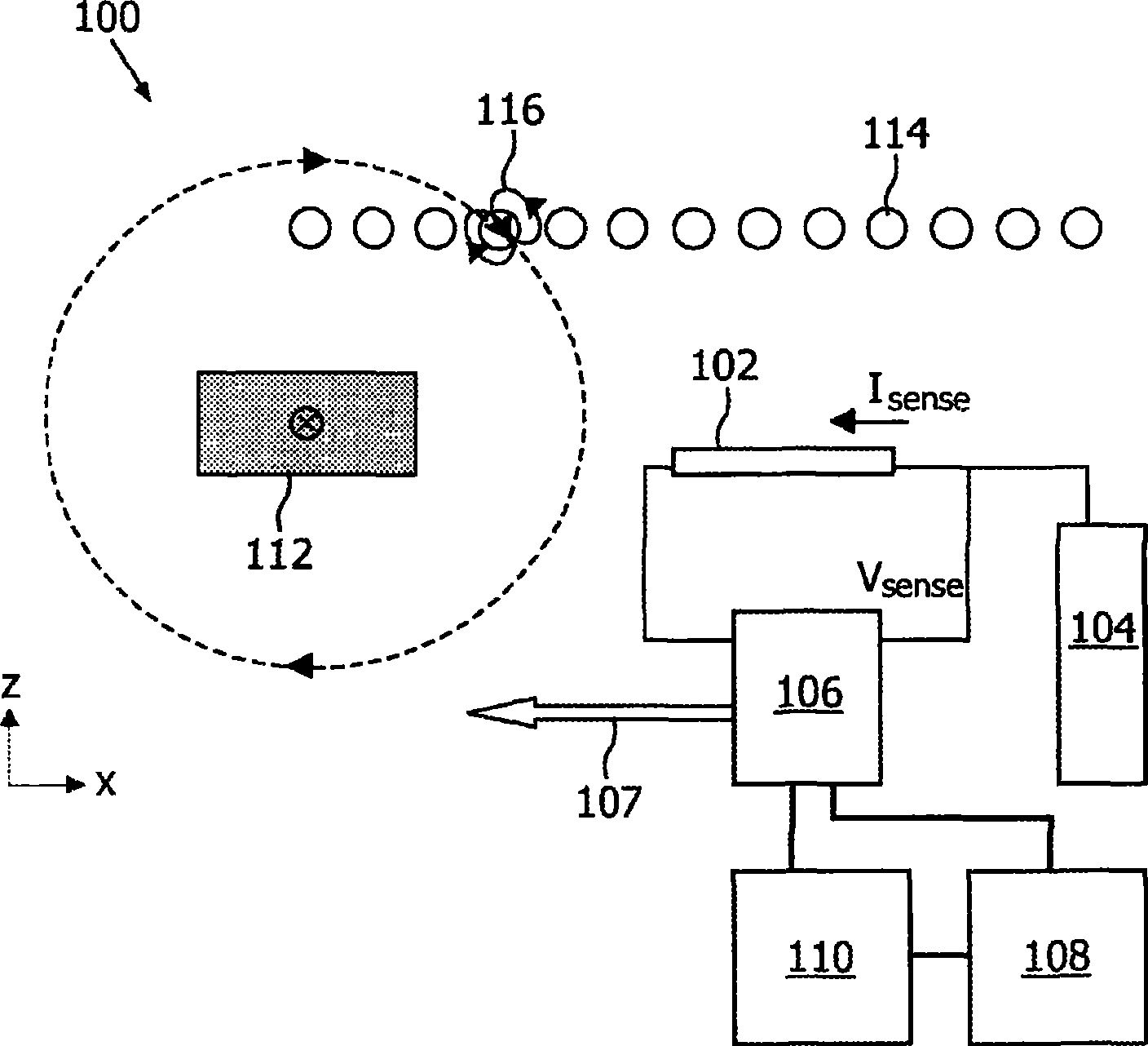 Magnetoresistive sensor as temperature sensor