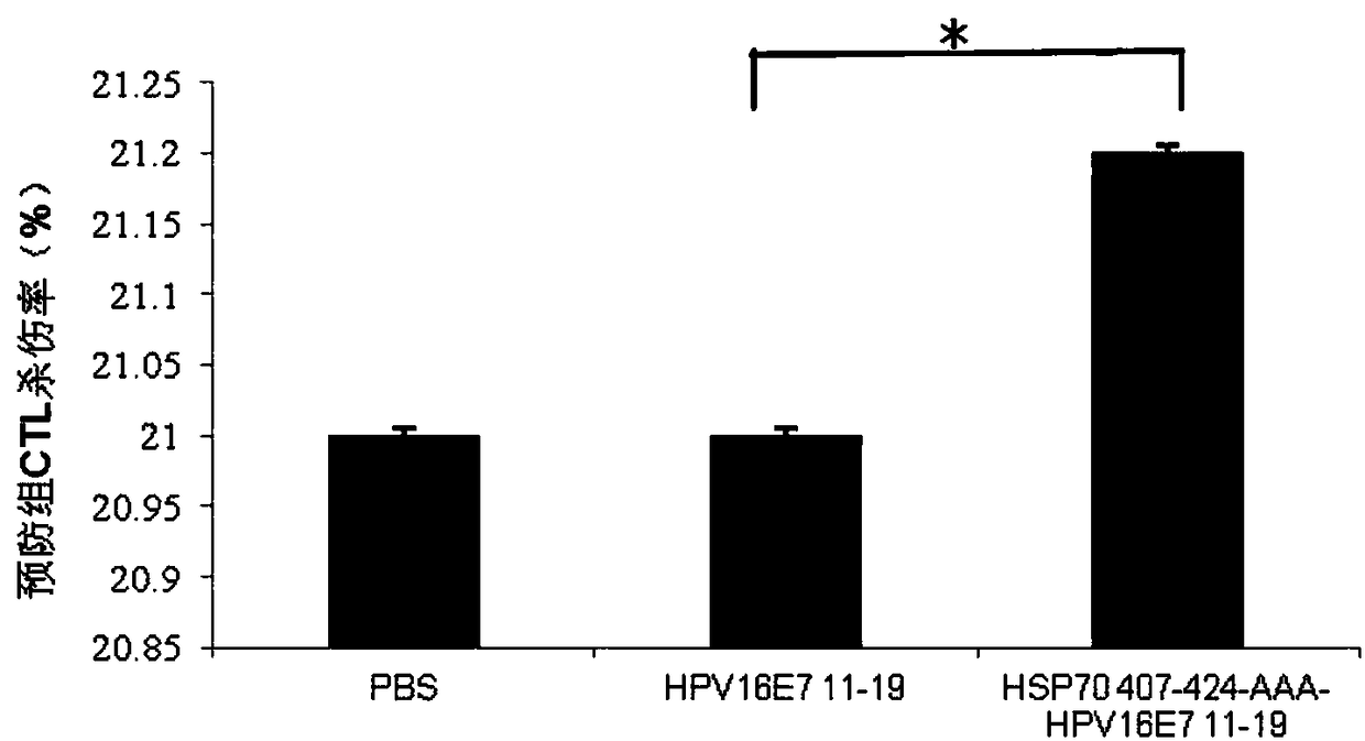 Multi-epitope combined peptide used for treating and preventing human papillomavirus infection and related diseases