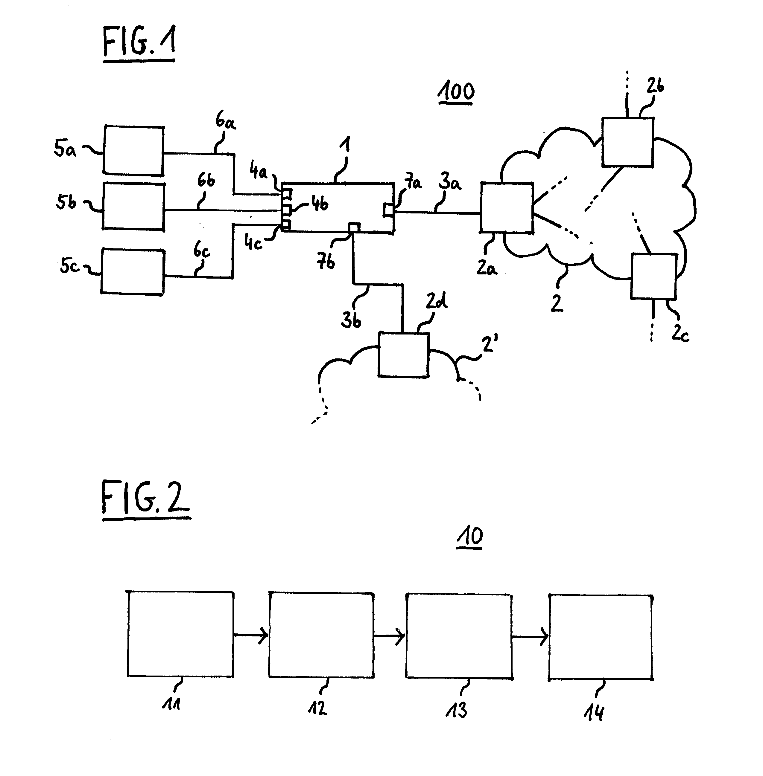 Method for accessing a network and network access device