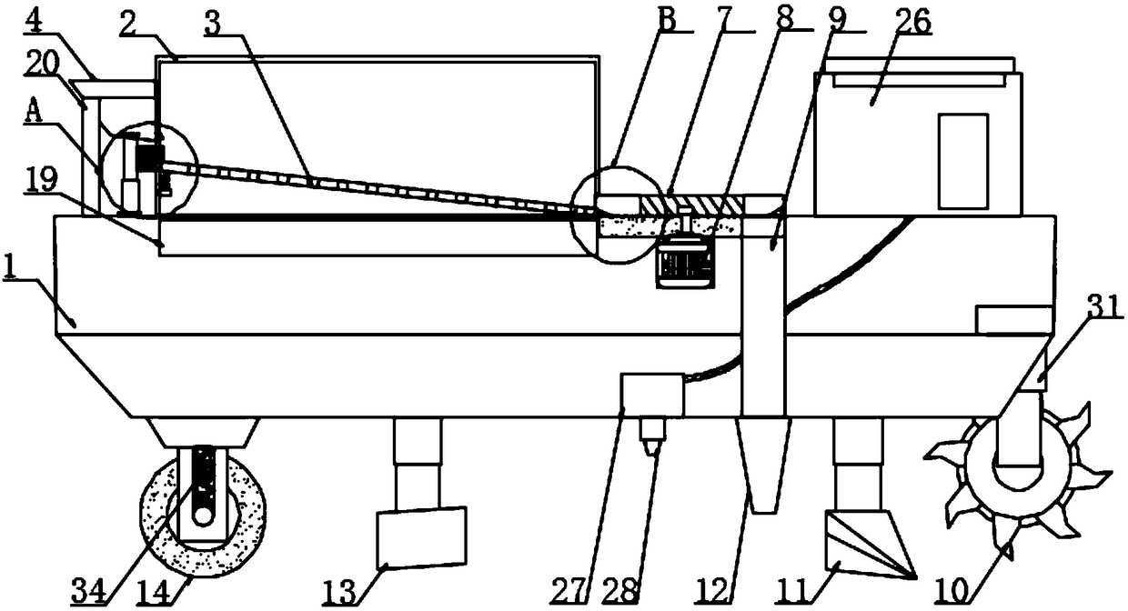 Legume crop planting robot