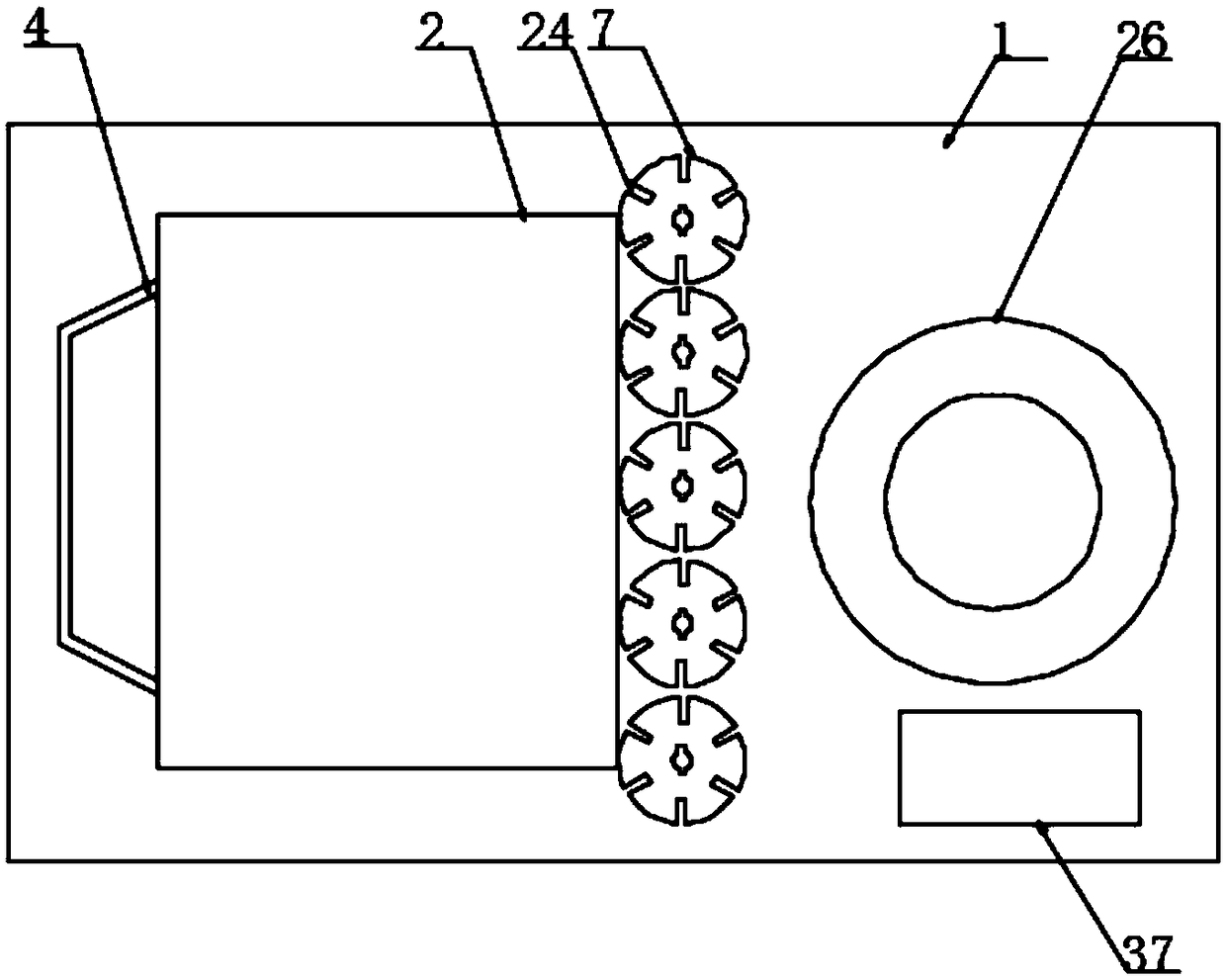 Legume crop planting robot