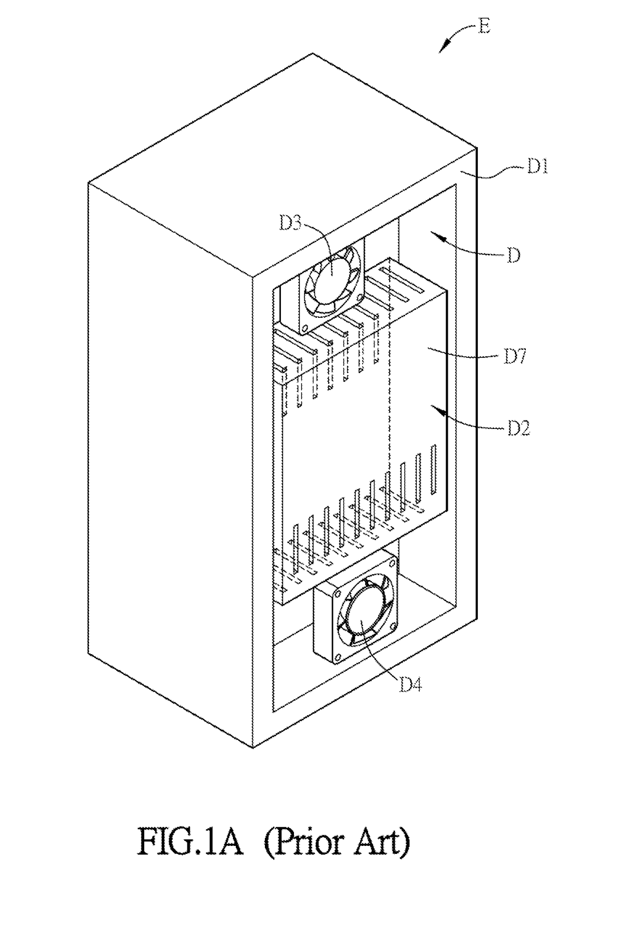 Heat exchanging module and electronic device applying the same