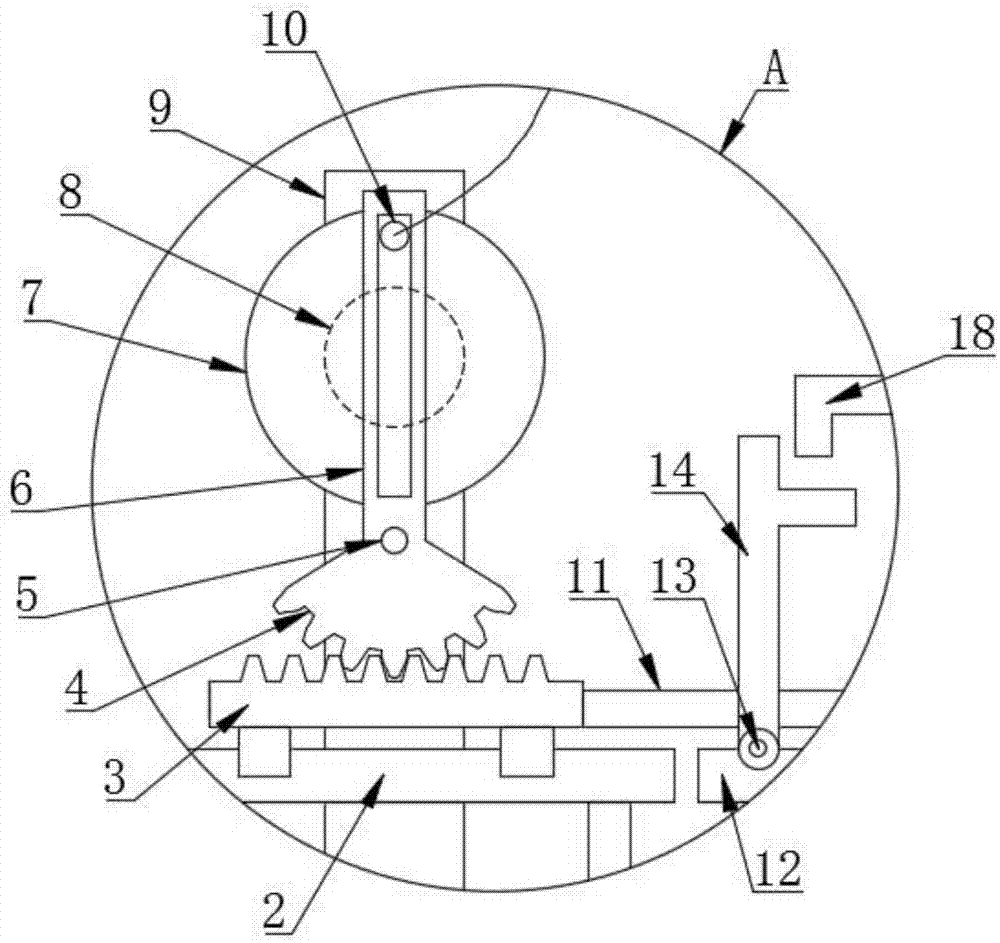 Self-feeding swinging sand-screening device