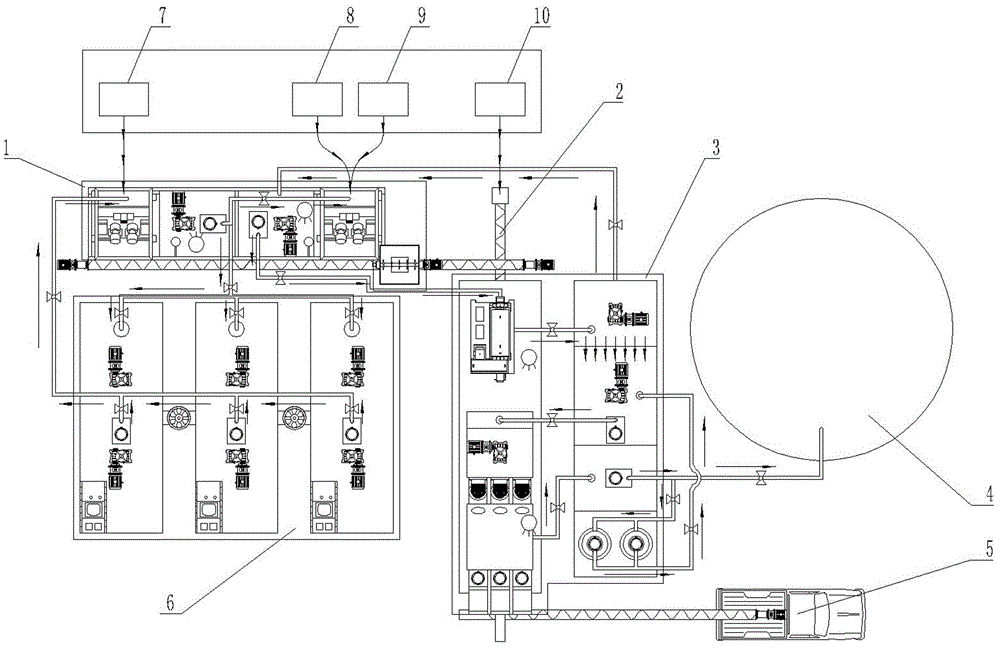 Integrated treatment method for drilling waste mud