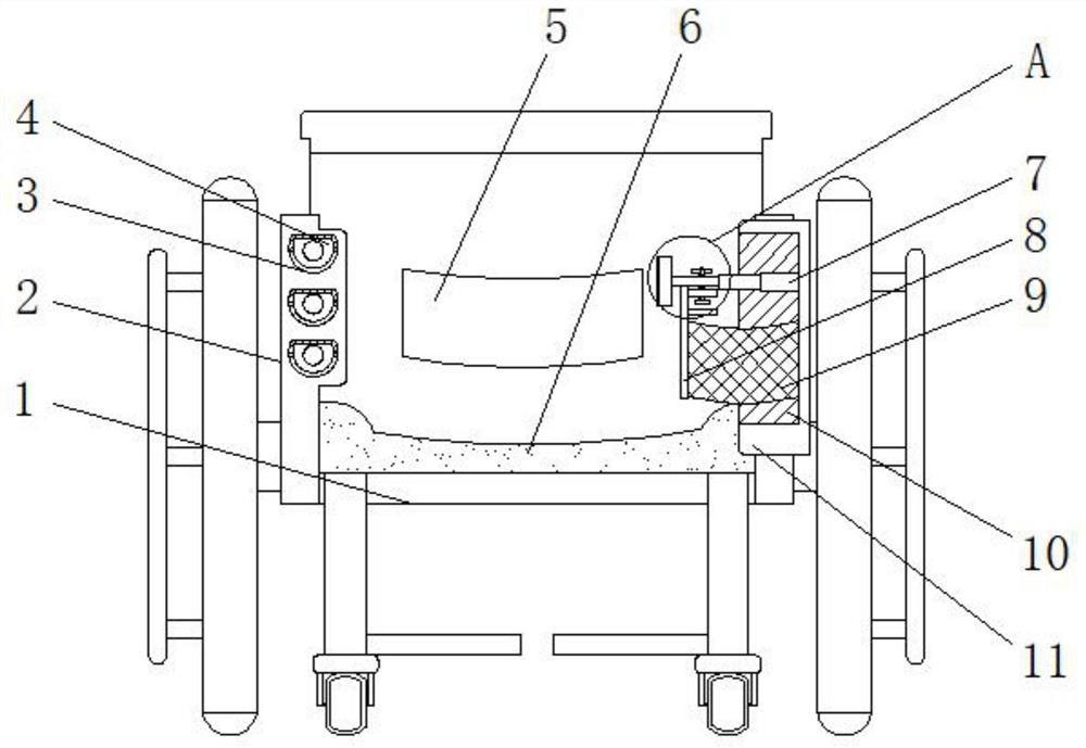 A radiotherapy nursing rehabilitation device for medical oncology