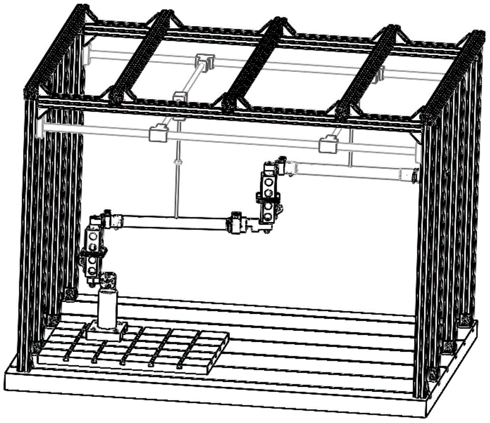 Harmonic drive-containing space manipulator simulation device