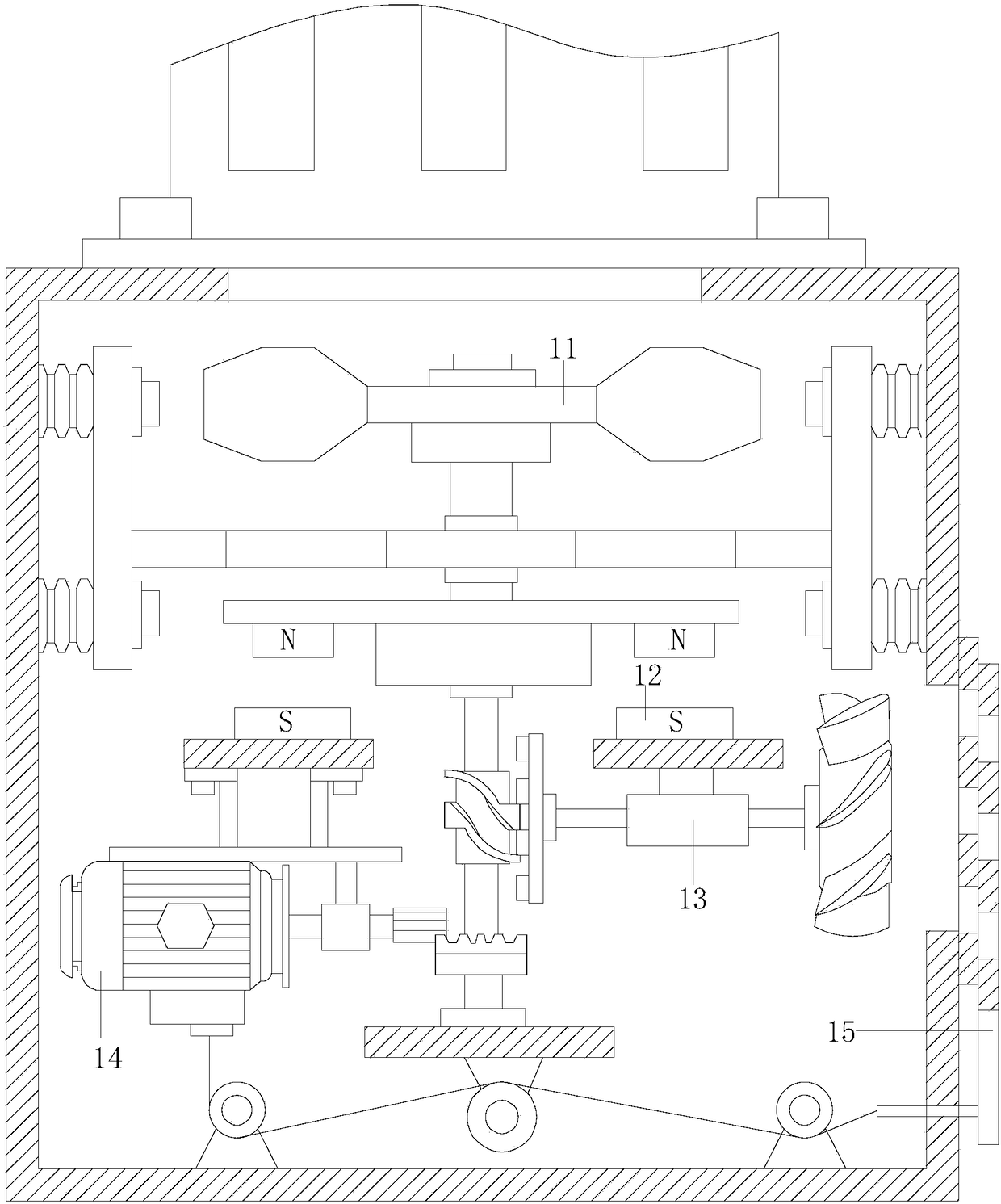 Water outlet air purification device of beauty equipment