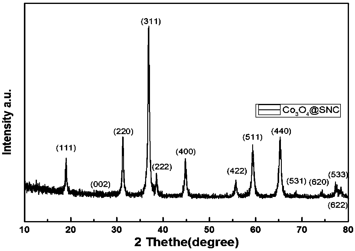 Carbon-doped transition metal oxide composite material and preparation method and application thereof