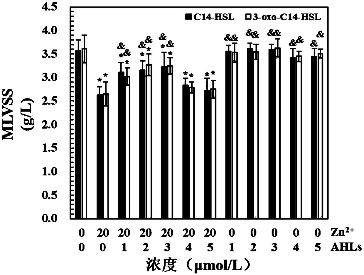 Method for improving heavy metal pollution impact load resistance of biological nitrogen removal system for sewage