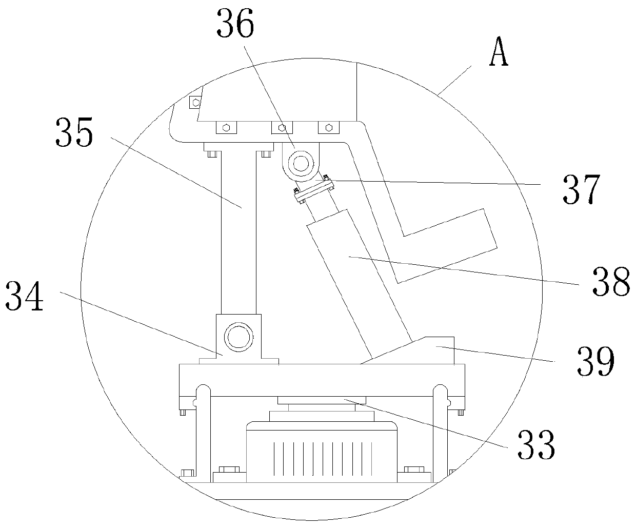 An intelligent support platform for building high-rise construction and its installation method