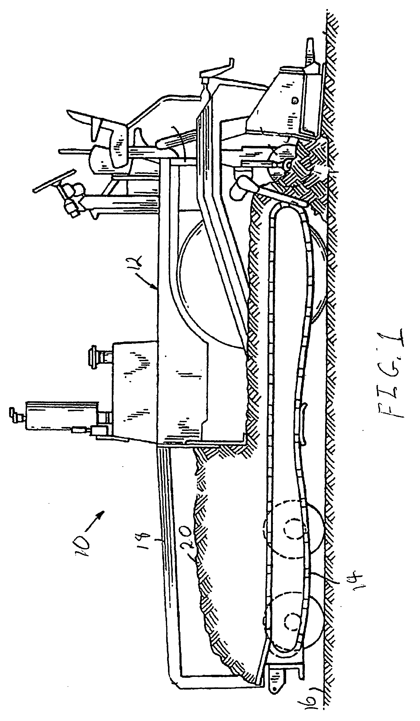 Paver hopper flap suspension system