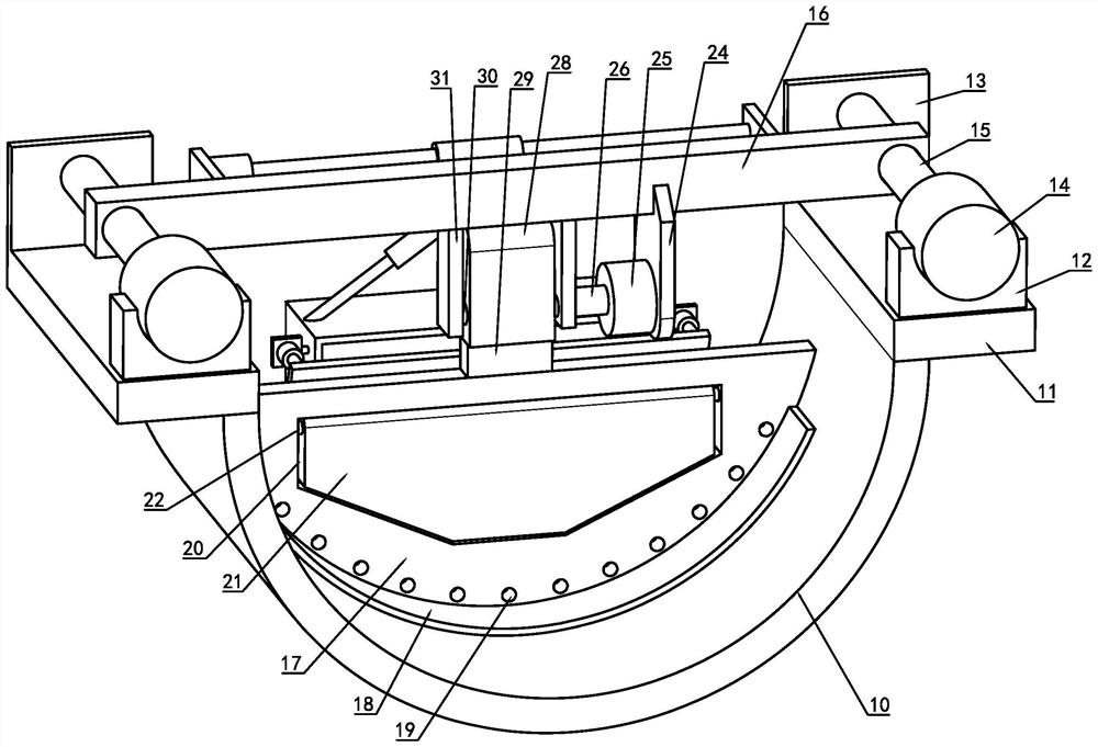 Automatic cleaning water conveying tank