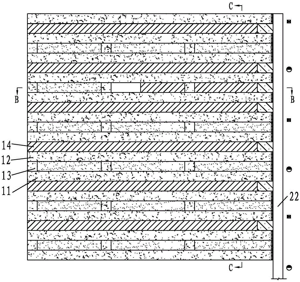 Pillar pre-segregation segmental strip filling mining method and the ore body applicable to this mining method