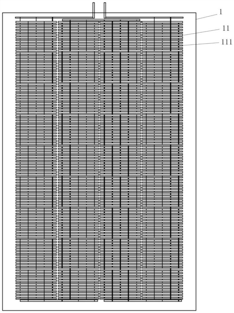 Double-sided crystalline silicon photovoltaic light-transmitting window, manufacturing method and curtain system