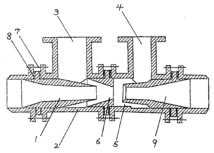 Variable acoustic pressurizing dual blast heat exchanger