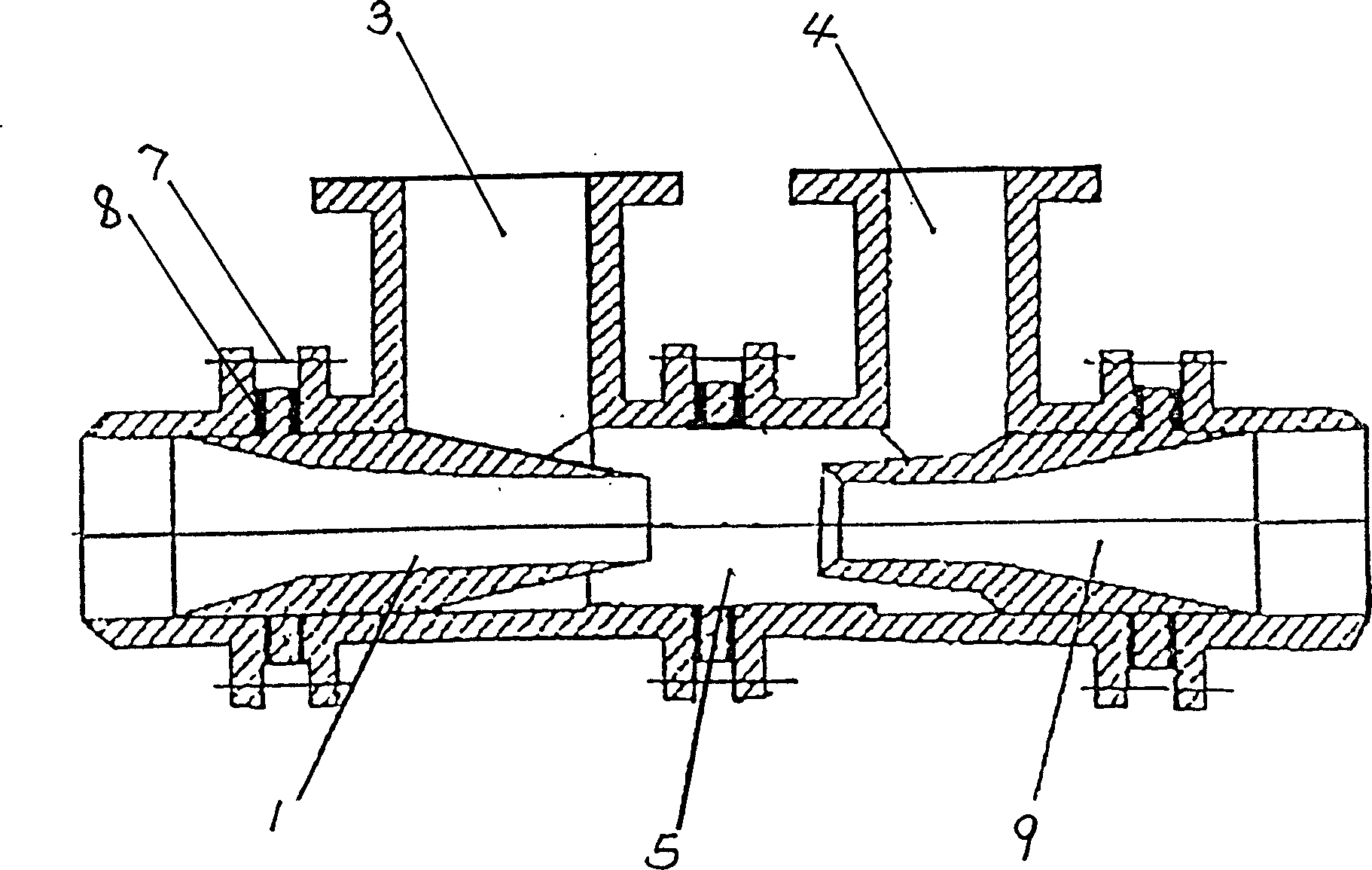 Variable acoustic pressurizing dual blast heat exchanger