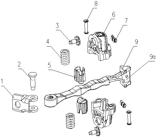 Nonmetal control box stopper assembly