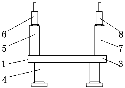 Solid-liquid separation device for medical chemical equipment