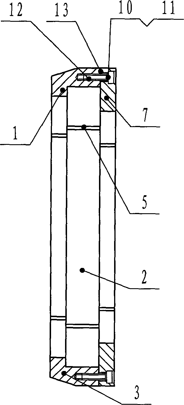 Method for refitting collapsible elements of recoiling machine