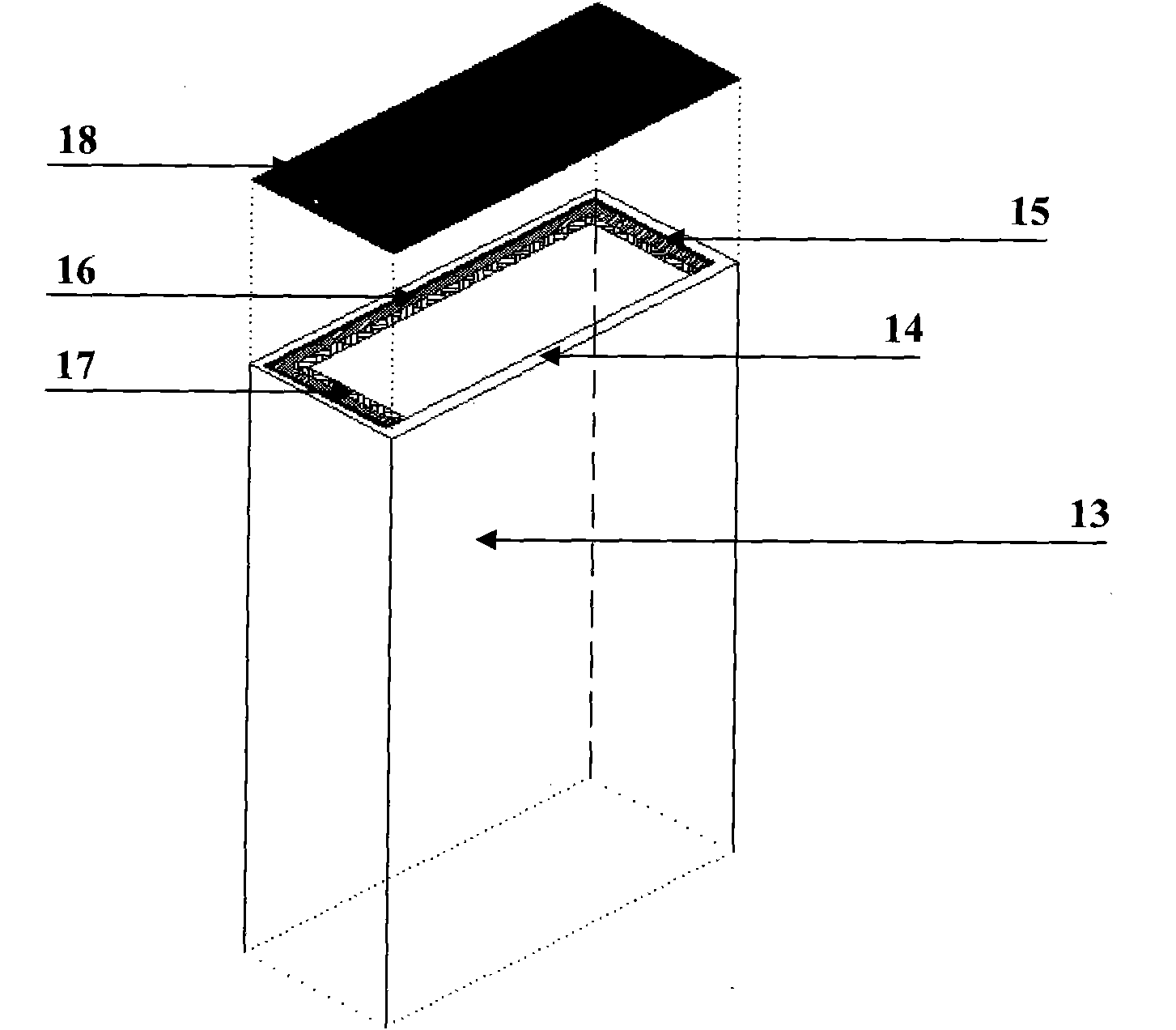 Two dimension electro-optical switch array device based on microfluidic technology