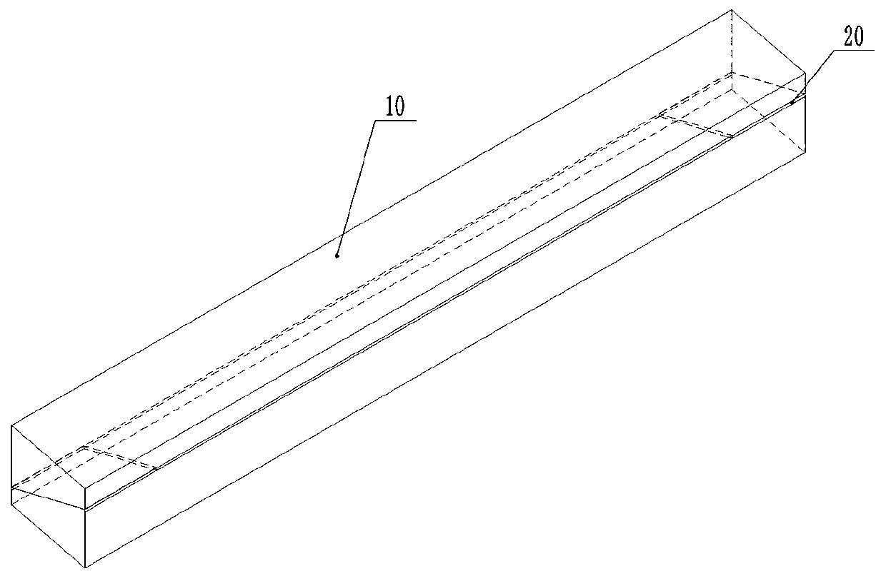 A kind of tensile test method of trapezoidal copper bar