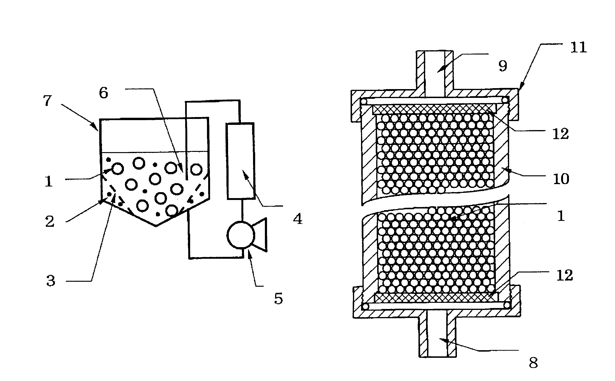 Direct hemoperfusion adsorber packed with adsorbent having water insoluble microparticle removed therefrom, and method of obtaining direct hemoperfusion adsorbent having water insoluble microparticle removed therefrom