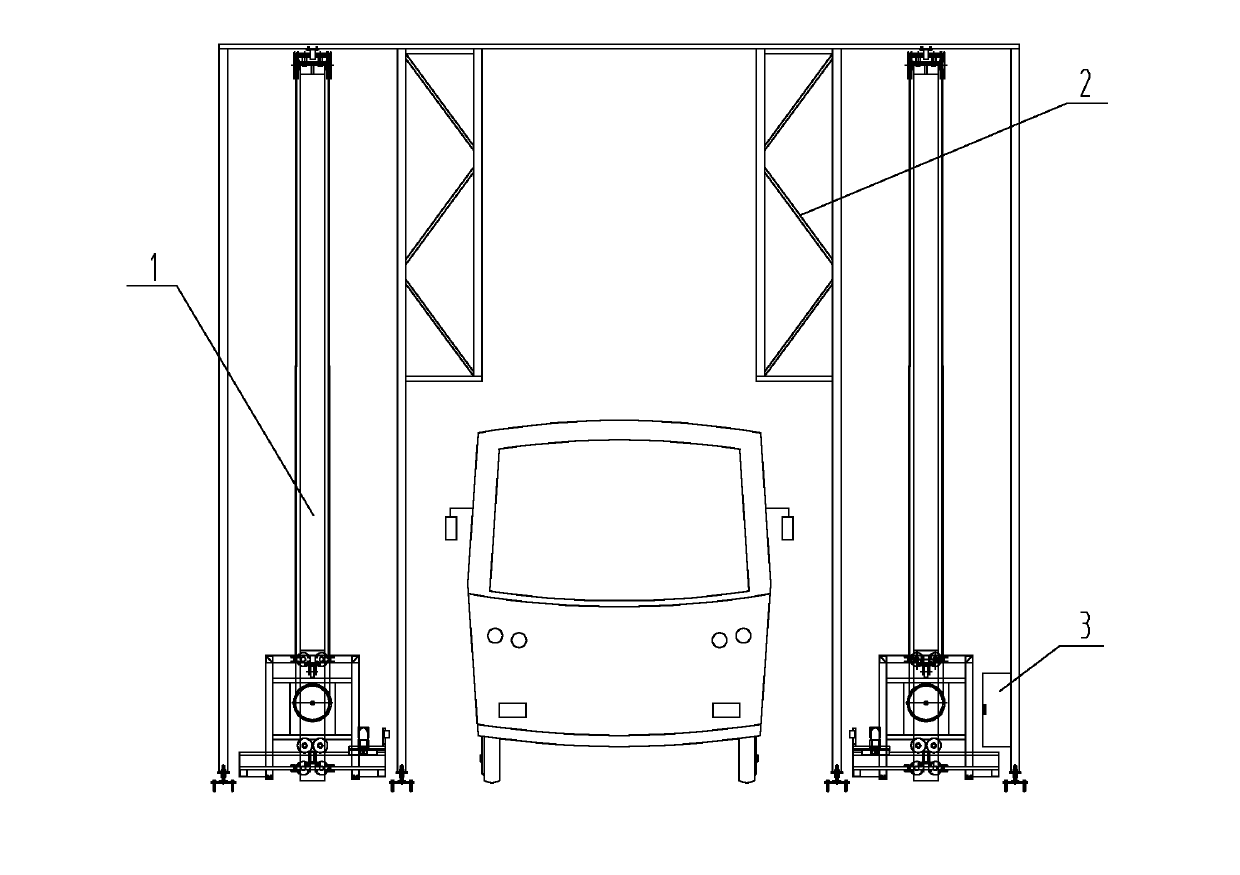 System and method for quickly replacing electric bus batteries