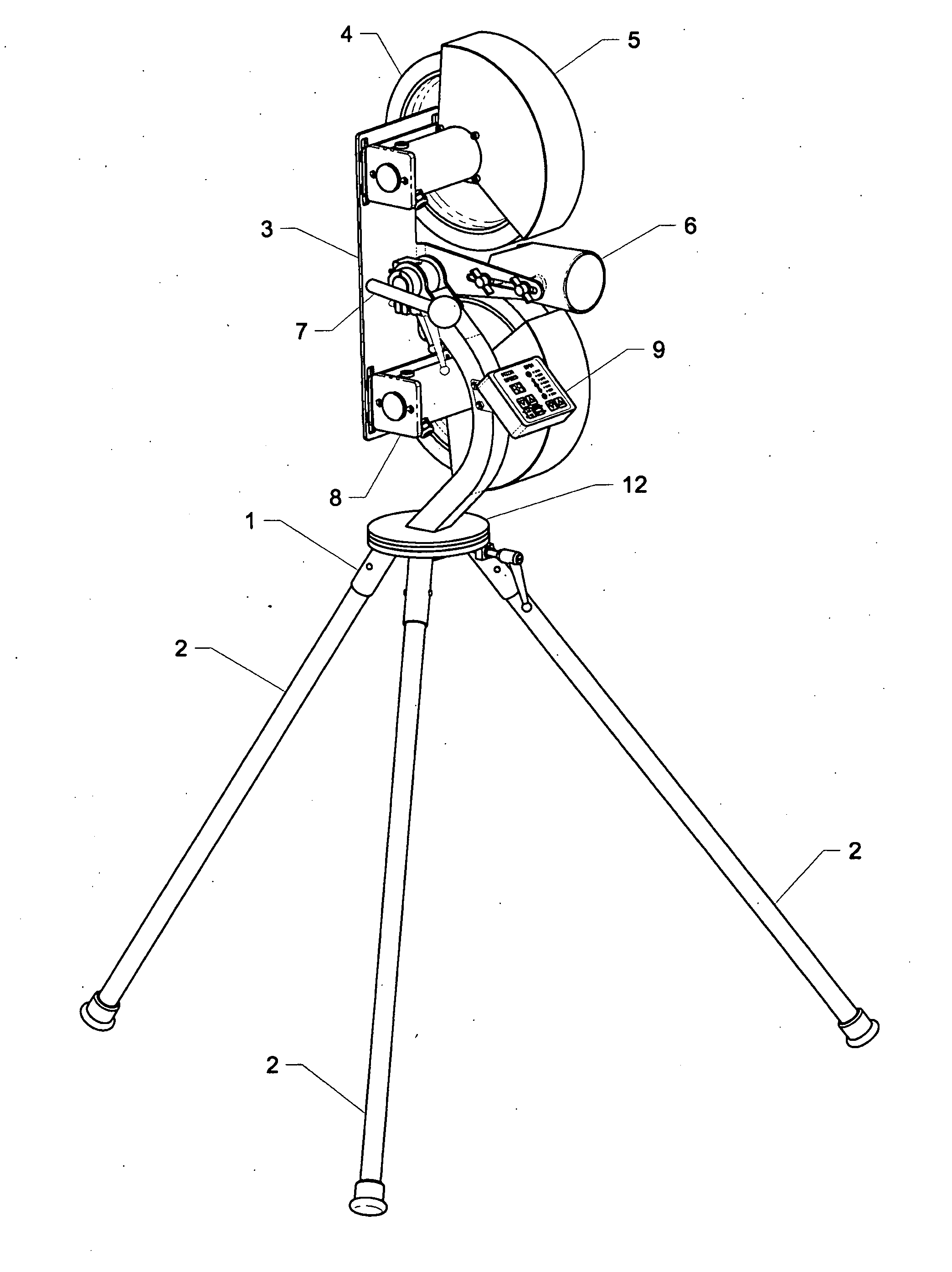 Automatic ball pitching machine