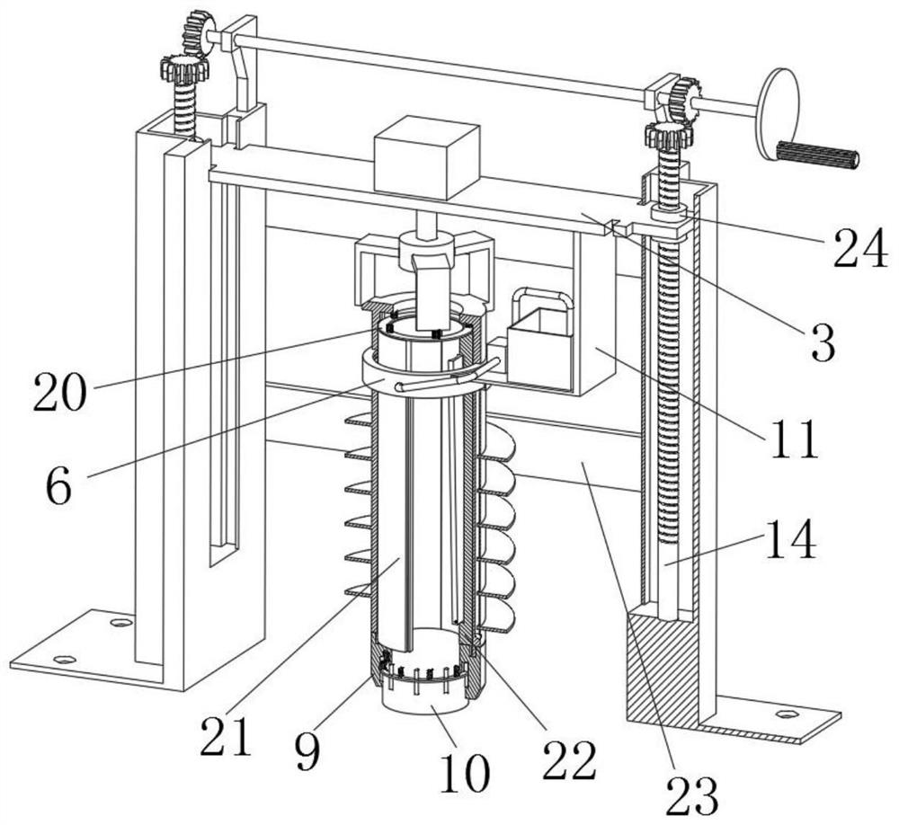 Anti-pollution geotechnical investigation sampling equipment for building design and geotechnical investigation method