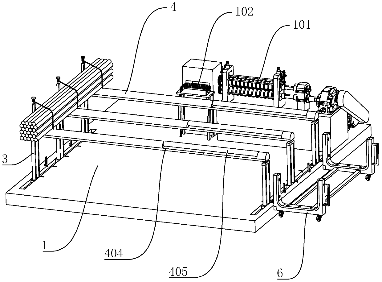 Auxiliary machining equipment for end rolling machine