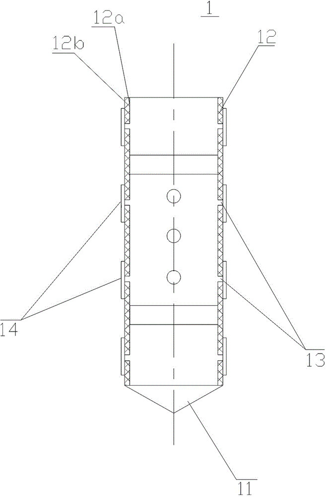 Enclosed mud for underground excavation tunnel ultra-deep hole grouting