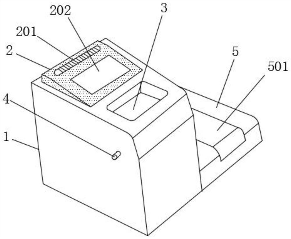 A detection device and detection method for drug residues on the surface of agricultural products