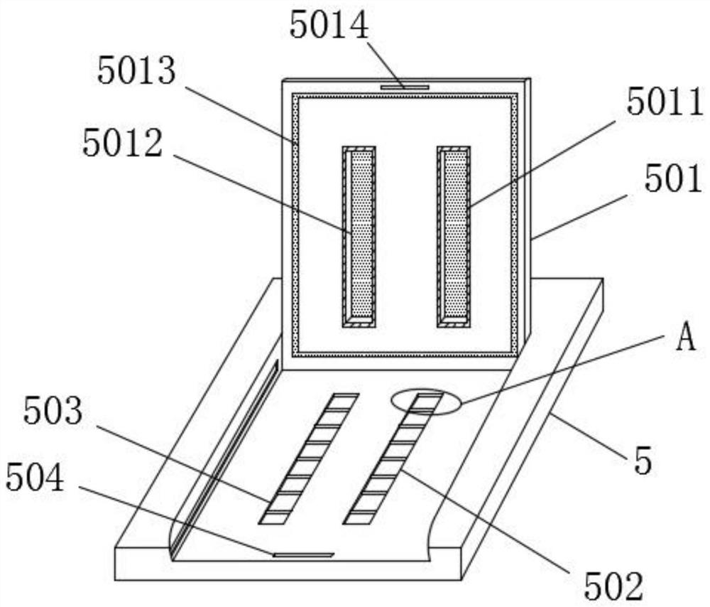 A detection device and detection method for drug residues on the surface of agricultural products