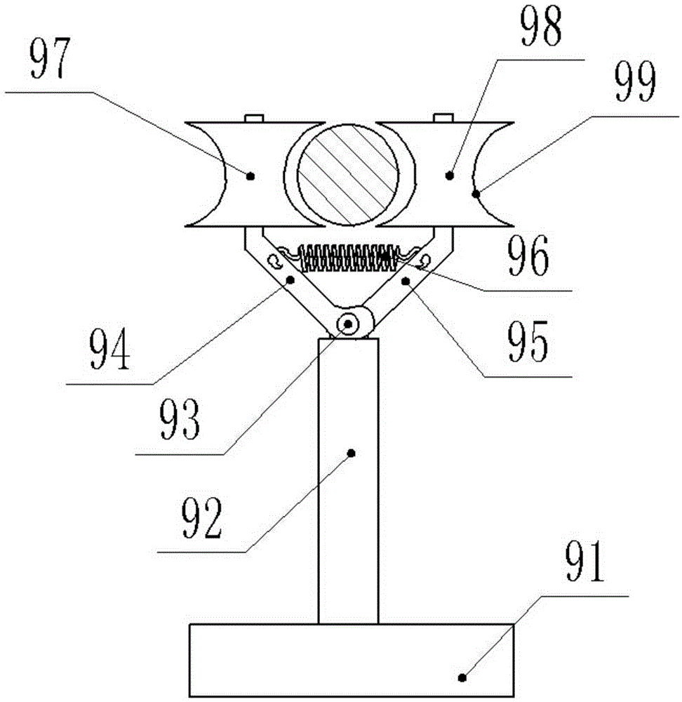 Cable drying and dewatering device