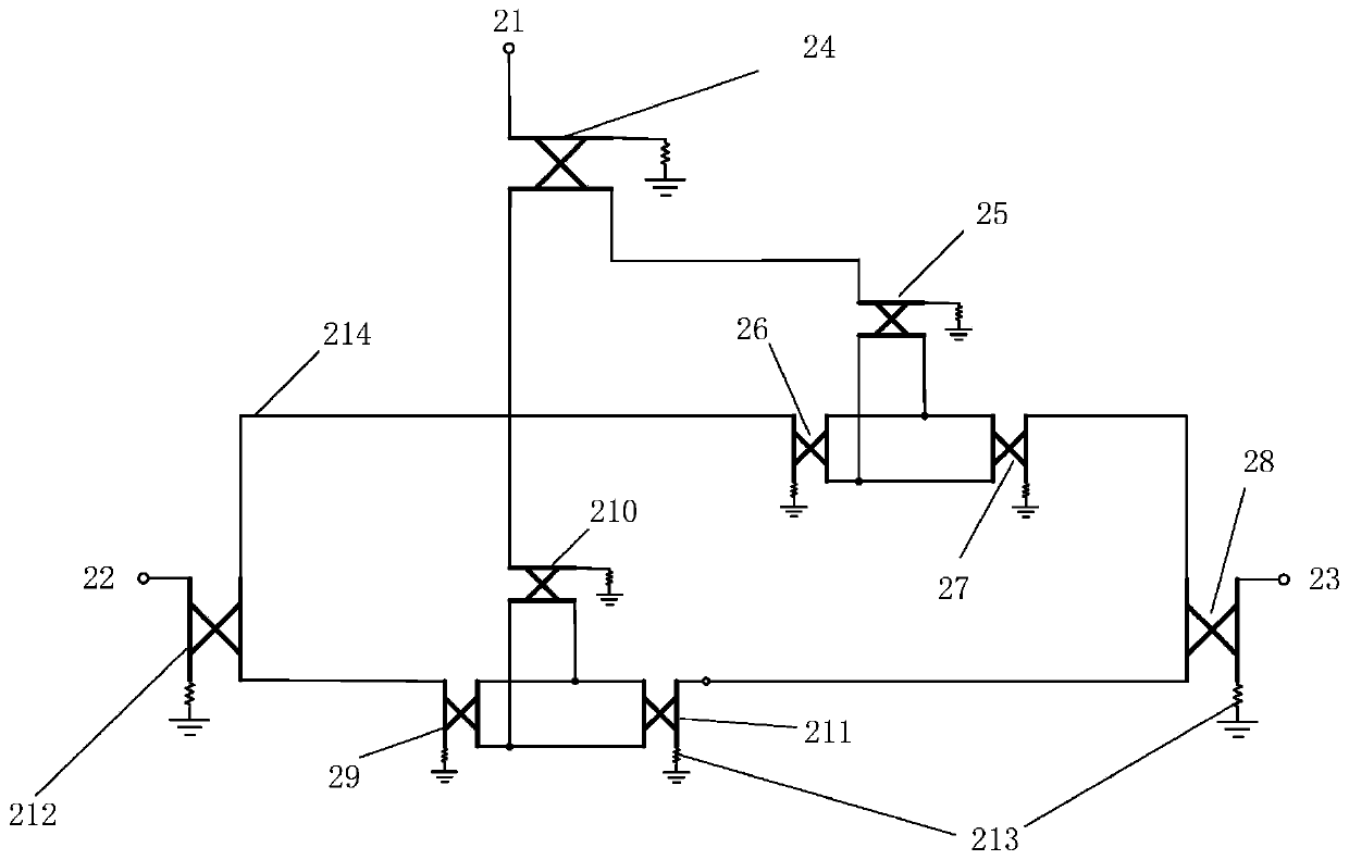 Co-time co-frequency full-duplex single-antenna relay system based on fractal micro-strip coupler group