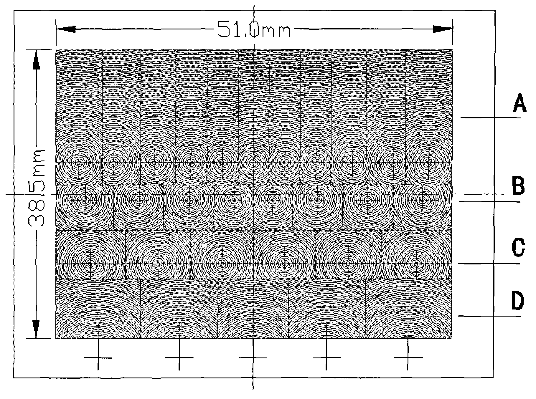 Wide angle pyroelectric infrared Fresnel lens