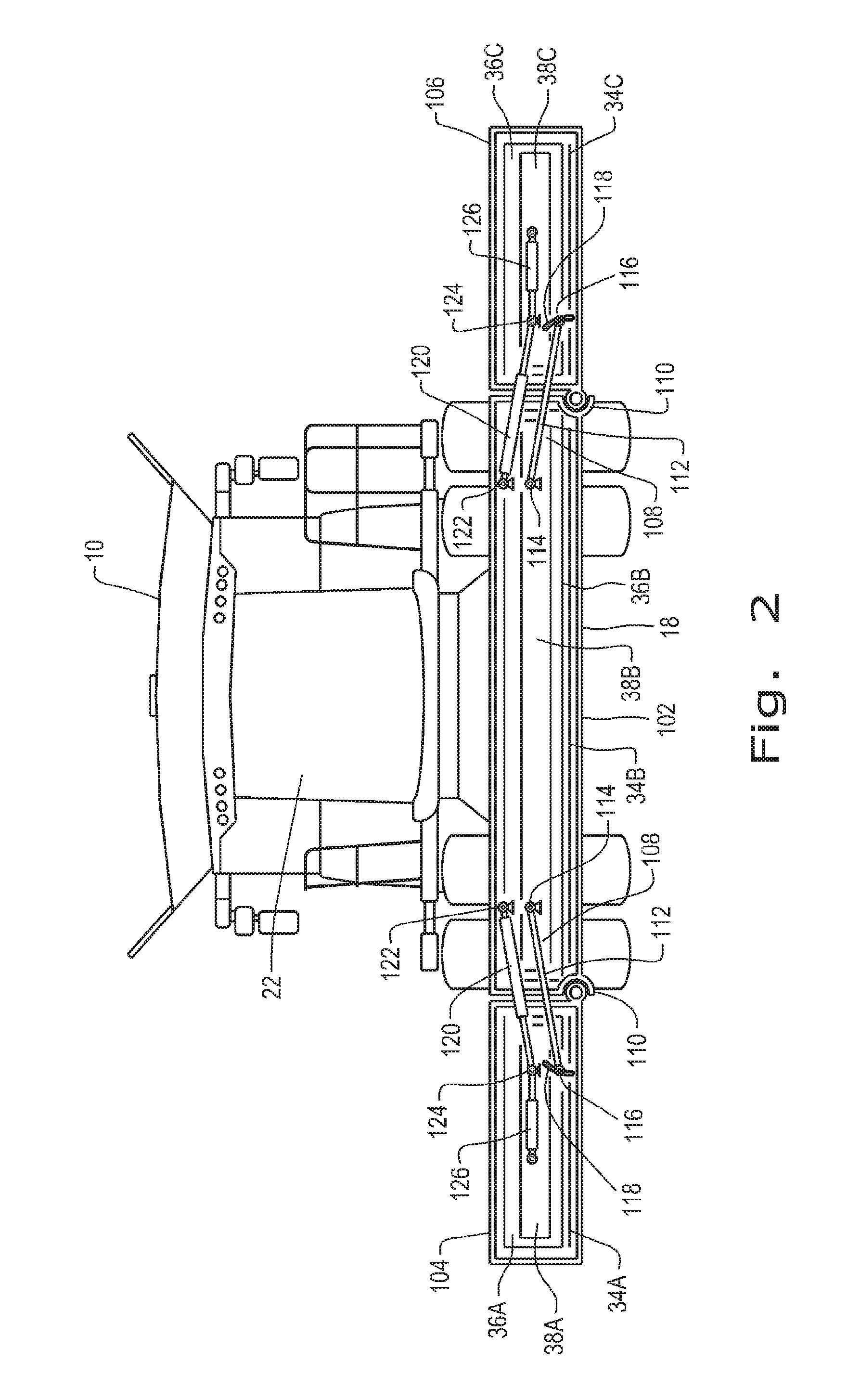 Folding Mechanism for Wide Wheat Headers